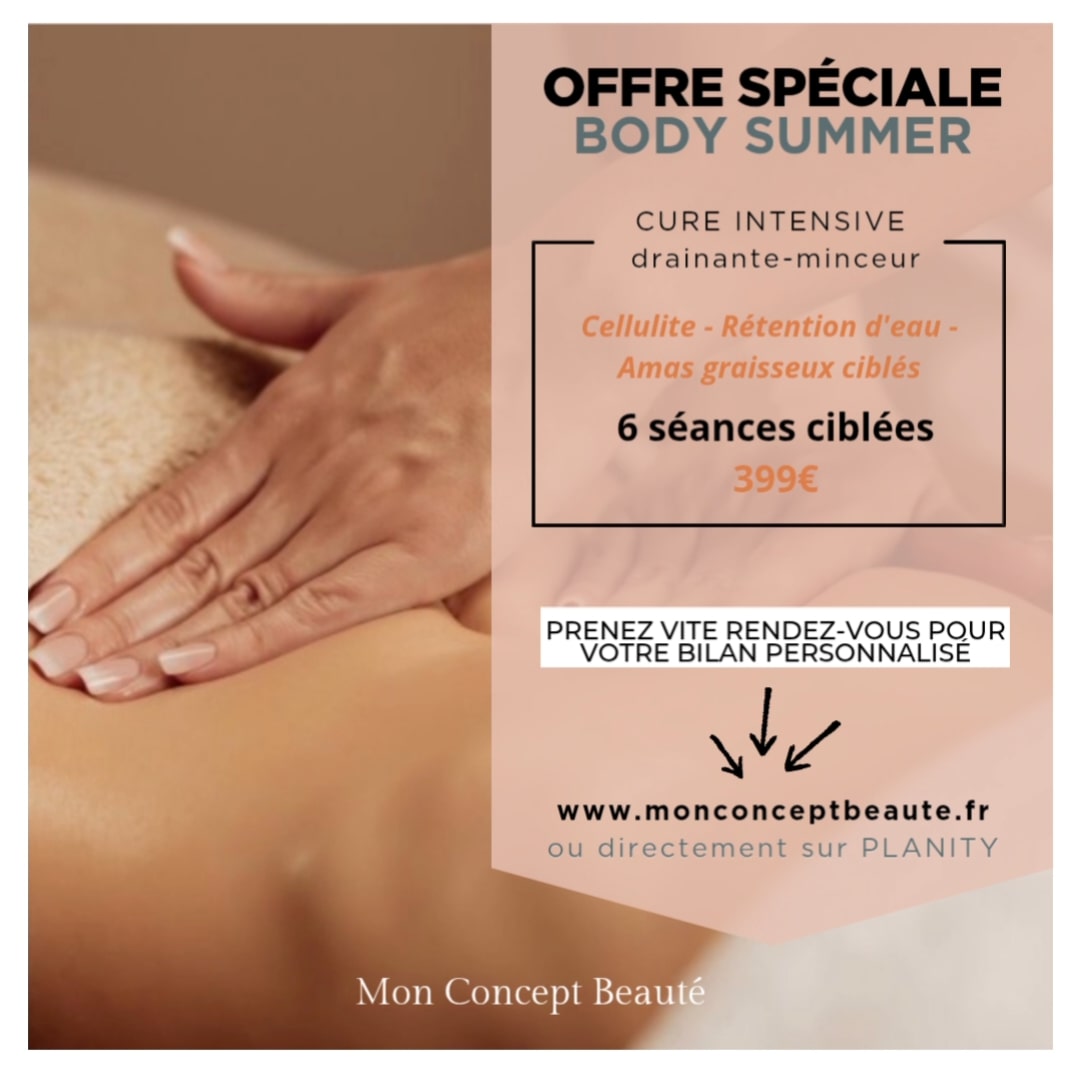 Offre spéciale Body summer - Mon Concept beauté