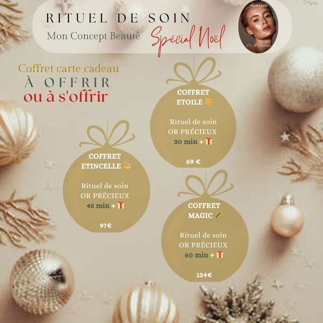 Coffret soin beauté noel - Mon concept beauté
